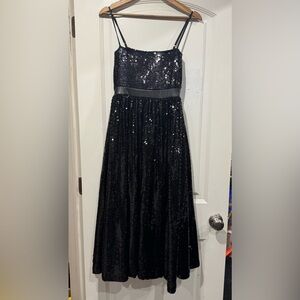 WeWoreWhat Black Sequin Dress